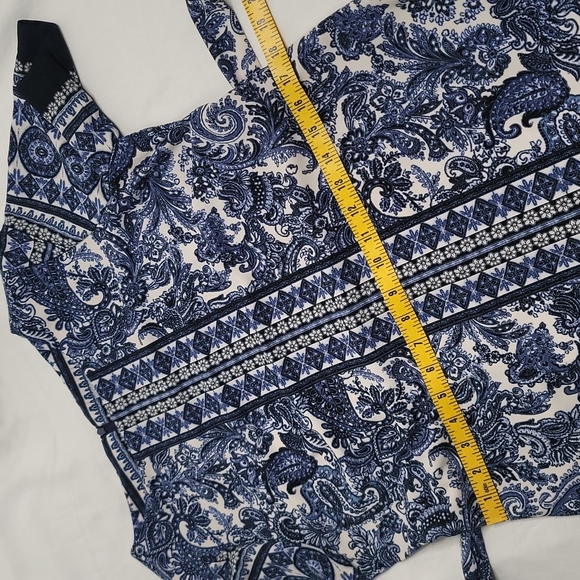 Danny and Nicole blue dress sz 10p - Picture 8 of 11